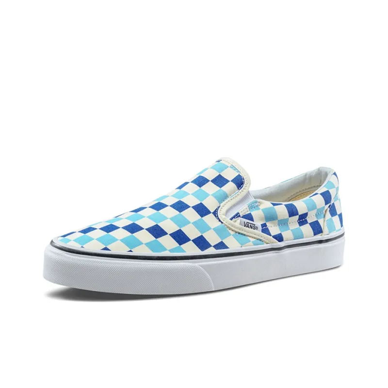 Vans Slip On Checkerboard Blue Topaz-1
