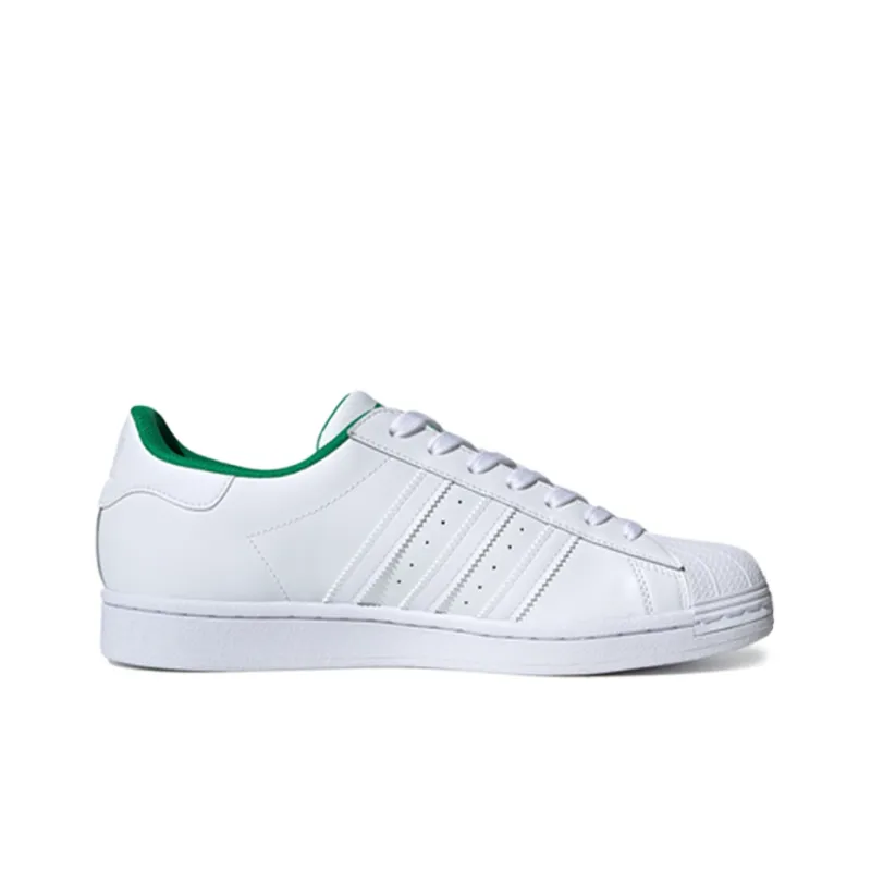 Superstar Adidas Originals 'Trefoil Print White Green'-1