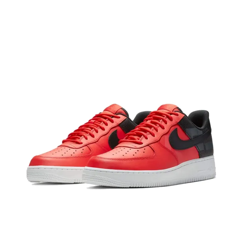 Nike Air Force 1 Low Lv 8 Habanero Red Black White-2