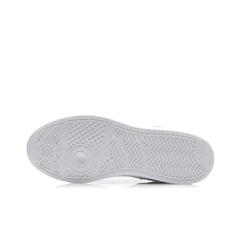 LiNing The Beginning Of The Line Walking The Path Durable Breathable Low Top Skateboard Shoes White Gray-4
