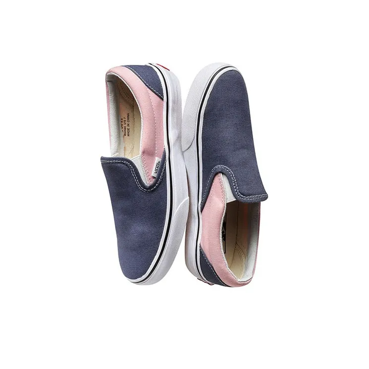 Vans Classic Slip On 'Vintage Indigo Chalk Pink' Women's-3