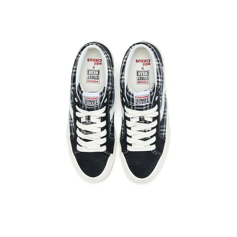 Odd CIRKUS x Vision Street Wear Astley Pro Mid Top Skateboard Shoes Unisex Black White-3