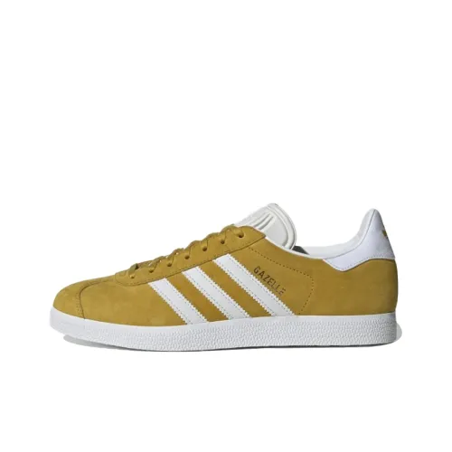 Adidas Originals Gazelle Skateboard Shoes Men Low-Top Yellow/White