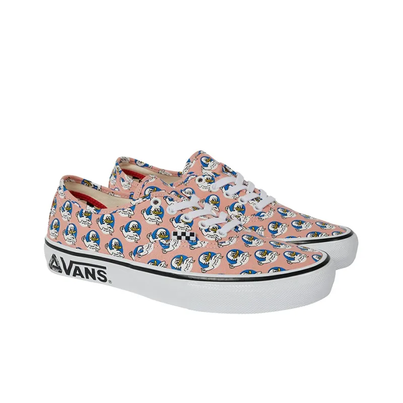 Vans Skate Authentic Palace Jeremy The Duck Black Salmon-1