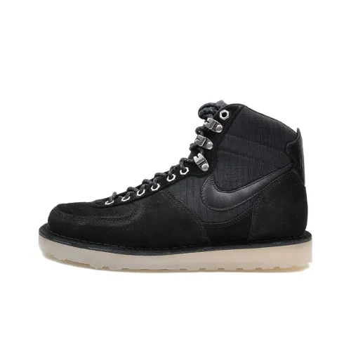 Nike Air Approach Skateboard Shoes Men High-Top Black