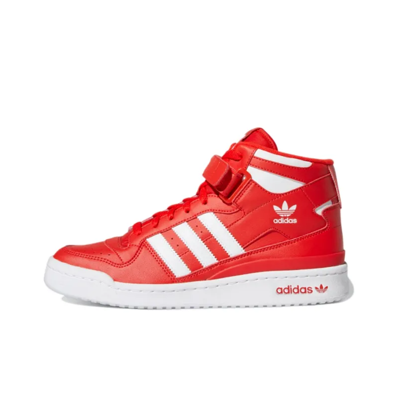 Forum Adidas Originals Mid 'Red'-0