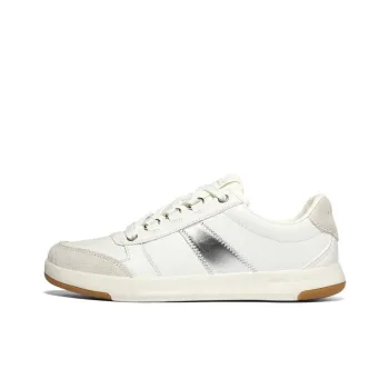 Skechers C-LITES Anti-Slip Wear-Resistant Low-Top Skateboard Shoes Women's White