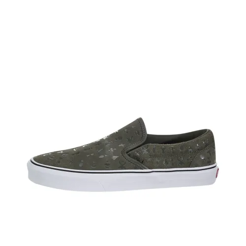 Vans Classic Slip On Dark Green
