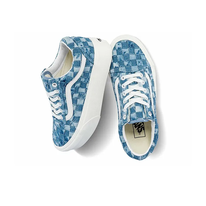 Vans Woven Old Skool Stackform Denim Multi Women's-3