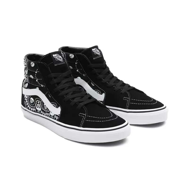 Vans SK8 Hi Bandana-Black-2