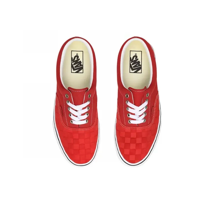 Vans Era 'Deboss Checkerboard Pompeian Red'-3