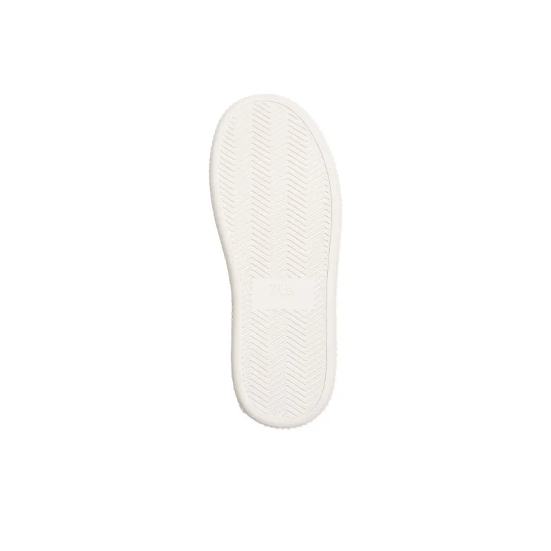 ZARA Cushioning Anti-Slip And Wear-Resistant Low-Top Casual Shoes Men's White-3