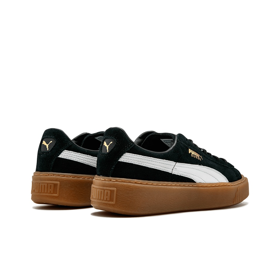 PUMA Suede Platform Black Gum Women s