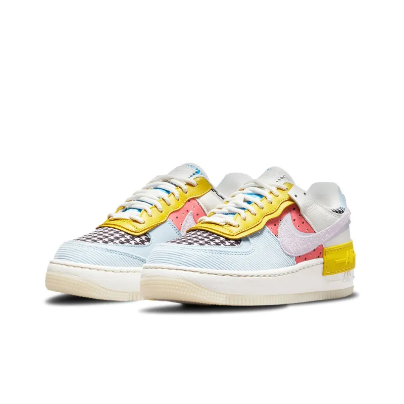 Nike Air Force 1 Low Shadow Multi Print Houndstooth Women's-2