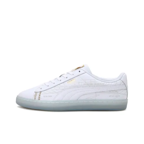 PUMA One8 Virat Kohli Basket Skateboard Shoes Men Low-Top White/Green