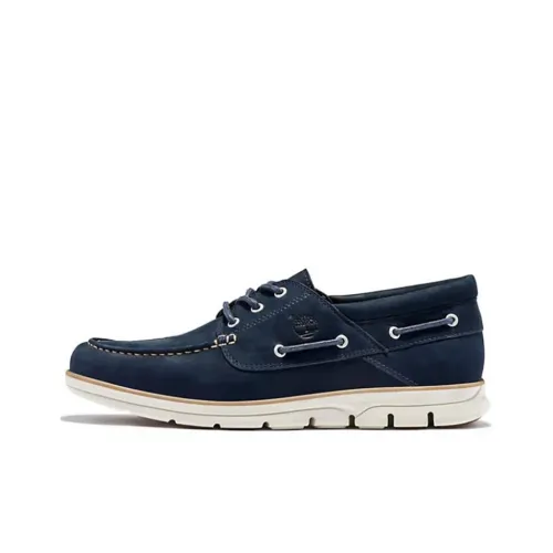 Timberland Bradstreet 3 Eye Boat Shoes 'Navy'