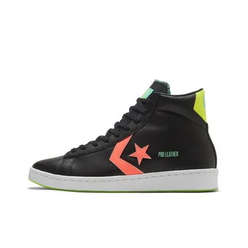 Converse Pro Leather Hi Hi-Vis Black