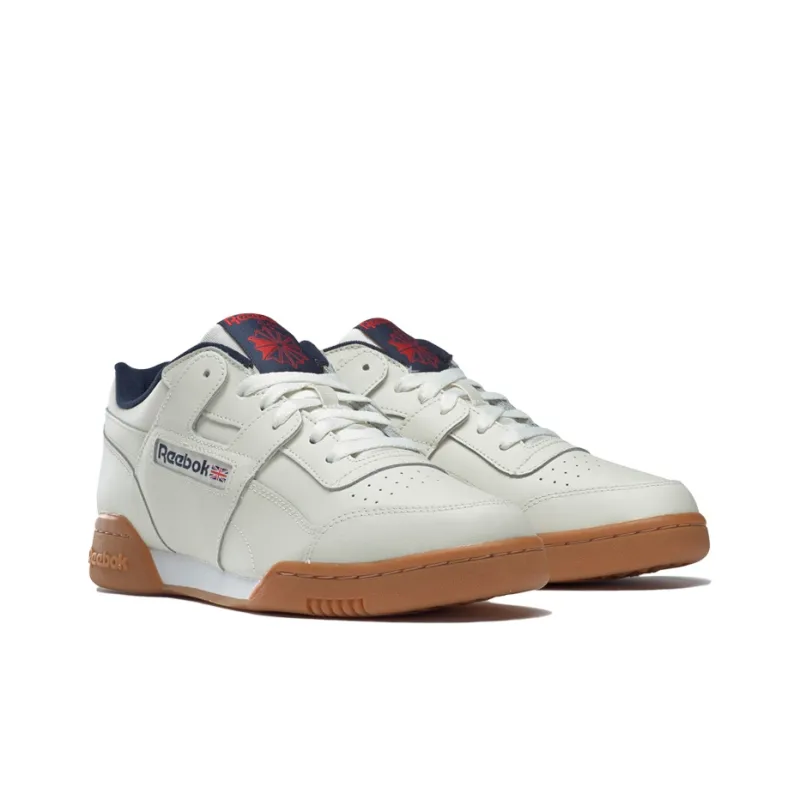 Reebok Workout Skateboard Shoes Men Low-Top Beige Brown-2