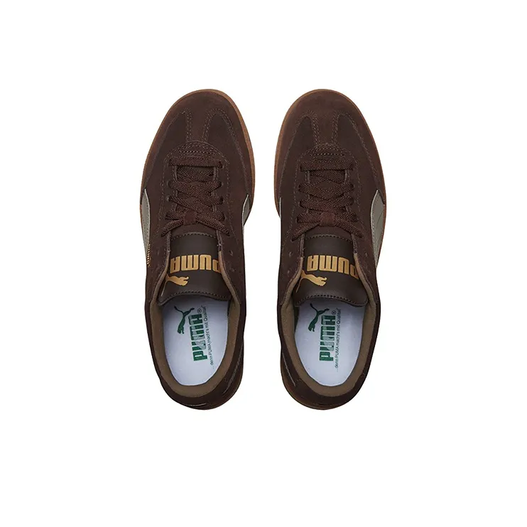 PUMA Liga Suede Low Casual Board Shoes Chocolate Brown-3