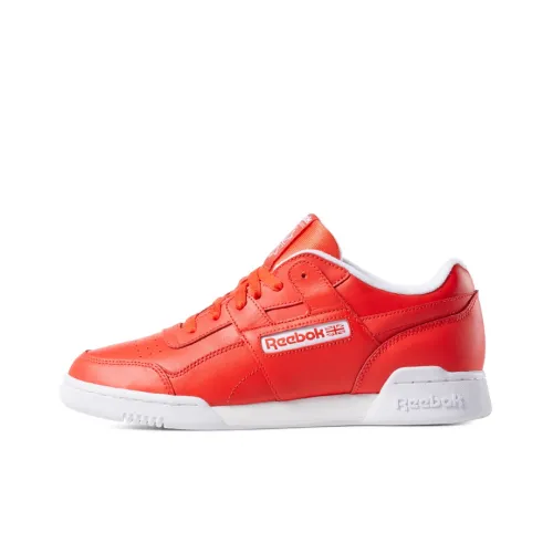 Reebok Workout Skateboard Shoes Men Low-Top Dynamic Red