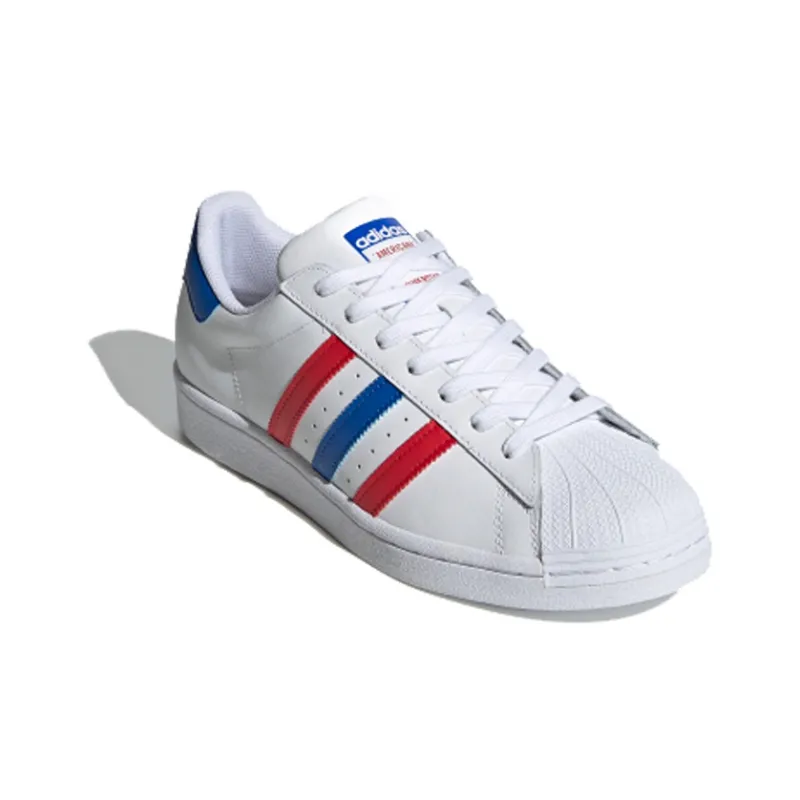Superstar Adidas Originals 'White Red Blue'-1