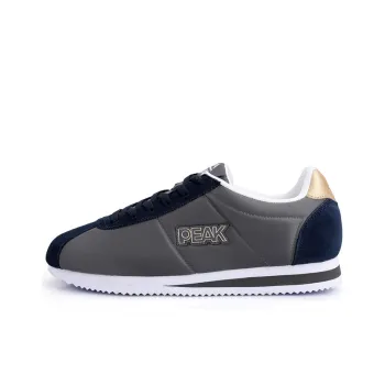 PEAK Lightweight And Breathable Low Top Skateboard Shoes Men's Gray Blue
