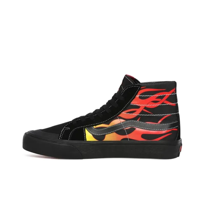 Sk8 Drag Board X Vans Hi 138 Decon 'Black Fire'-0