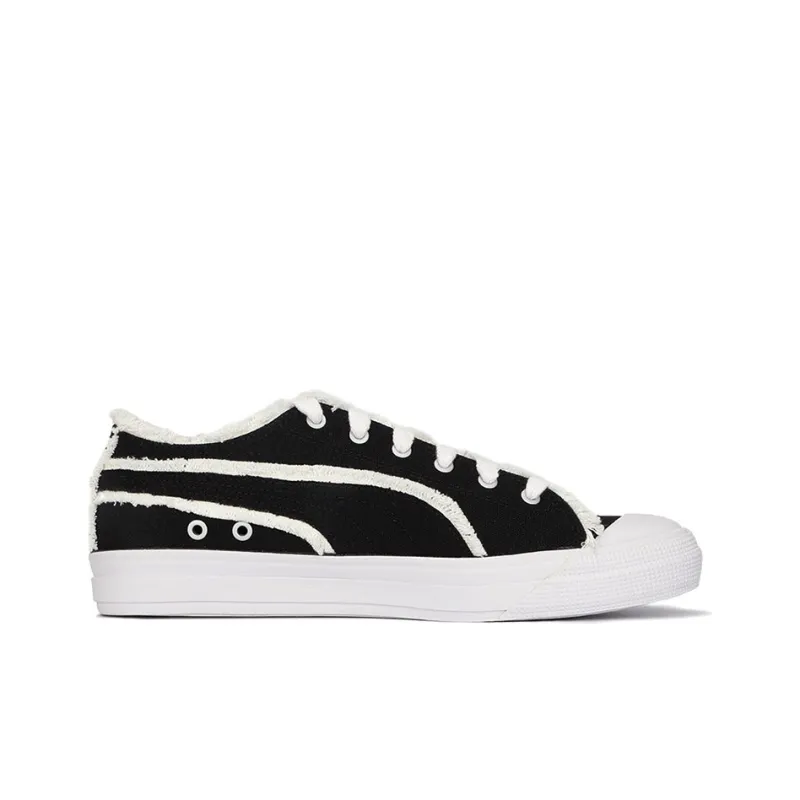 PUMA Capri Raw Cut Board Shoes Black/White-1