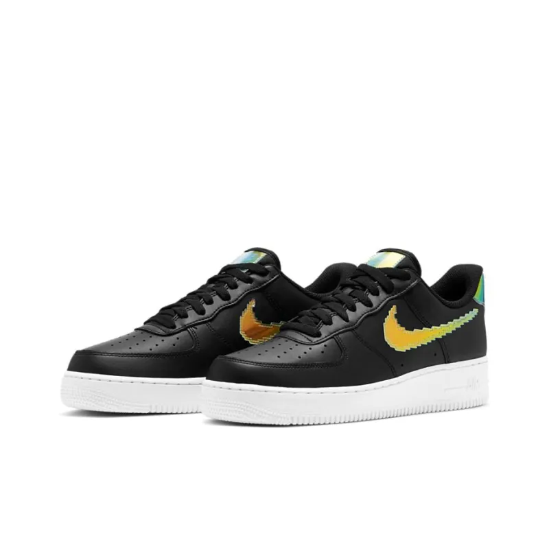 Nike Air Force 1 Low '07 LV8 Iridescent Pixel Swoosh Black-2