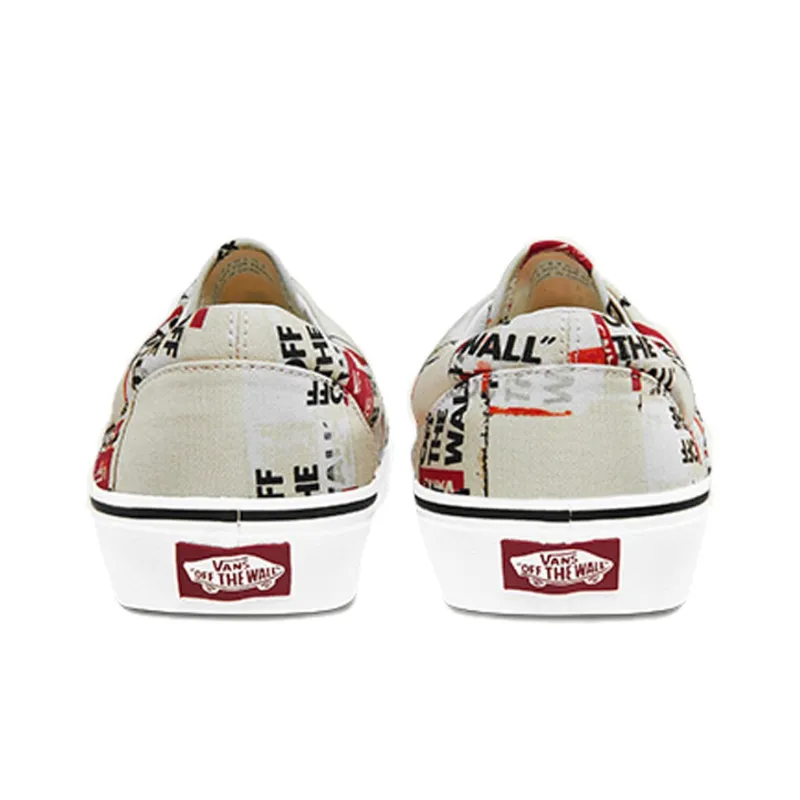 Vans Era Alphabet Gray Red Unisex 'Grey Red'-3