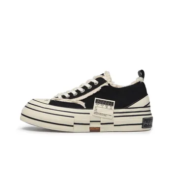 XVESSEL Skateboard Shoes Unisex Low Top Black
