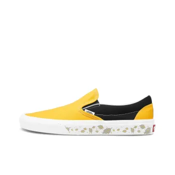 Vans Slip On Black Yellow Unisex 'Black Yellow'