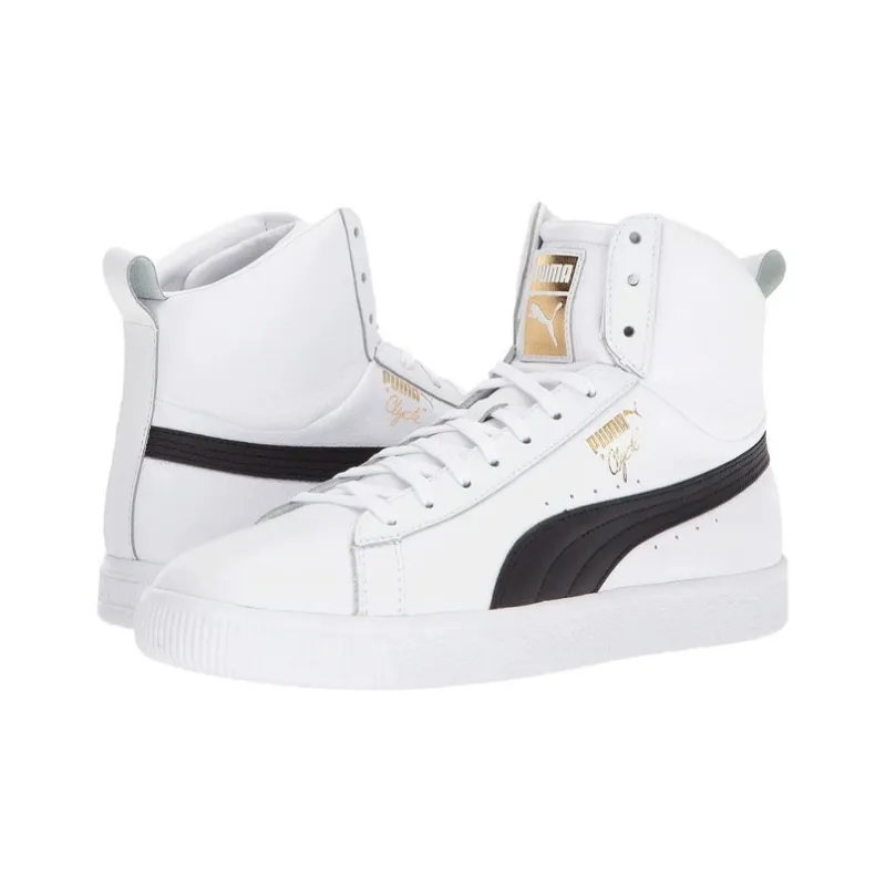 Puma Clyde Mid Core Foil 'White'-2