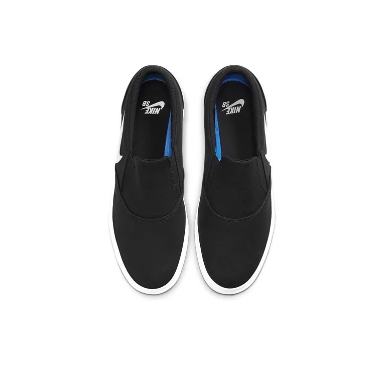 Nike Sb Charge Slip Black White-3