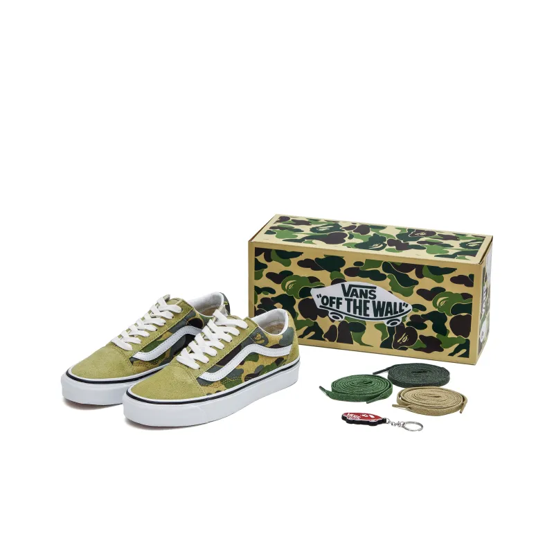 Vans Old Skool 36 Dx Bape Green Abc Camo-0