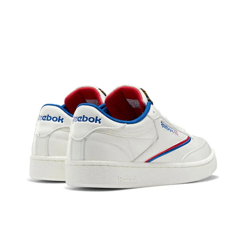 Reebok Club C 85 'Chalk Vector Blue Red'-3