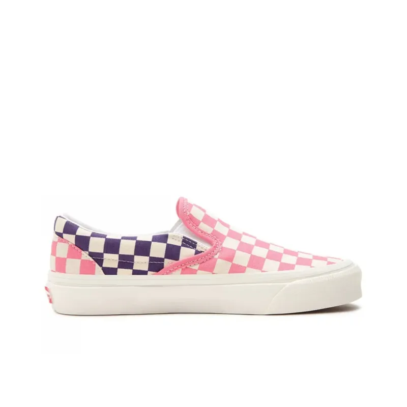 Slip On Classic Vans 98 Dx 'Anaheim Factory Pink Purple Checkerboard'-1