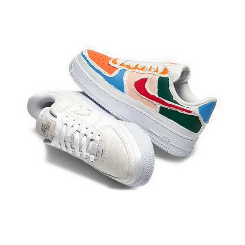 Nike Air Force 1 Lx Tear Away Red Swoosh Women's-6