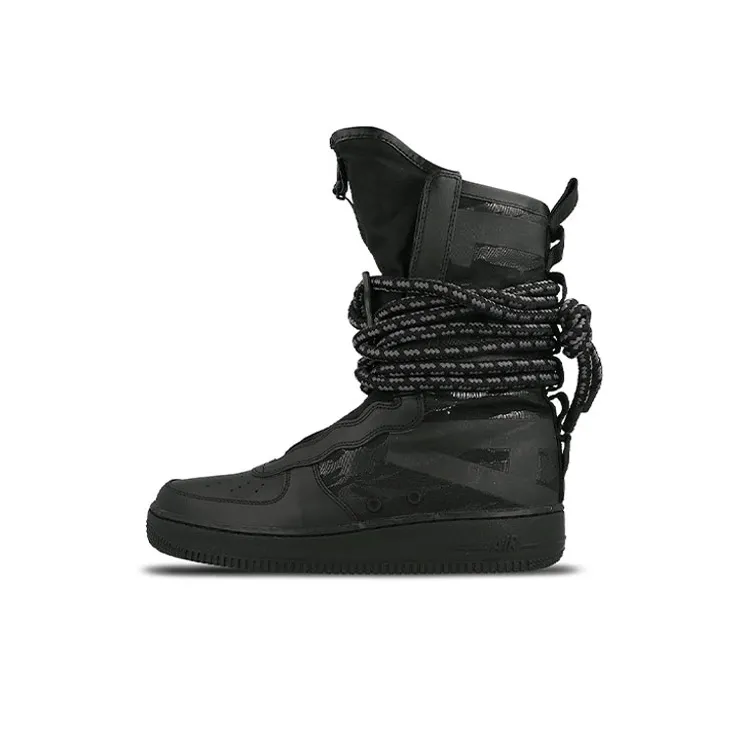 Nike Sf Air Force 1 High Black Dark Grey-0
