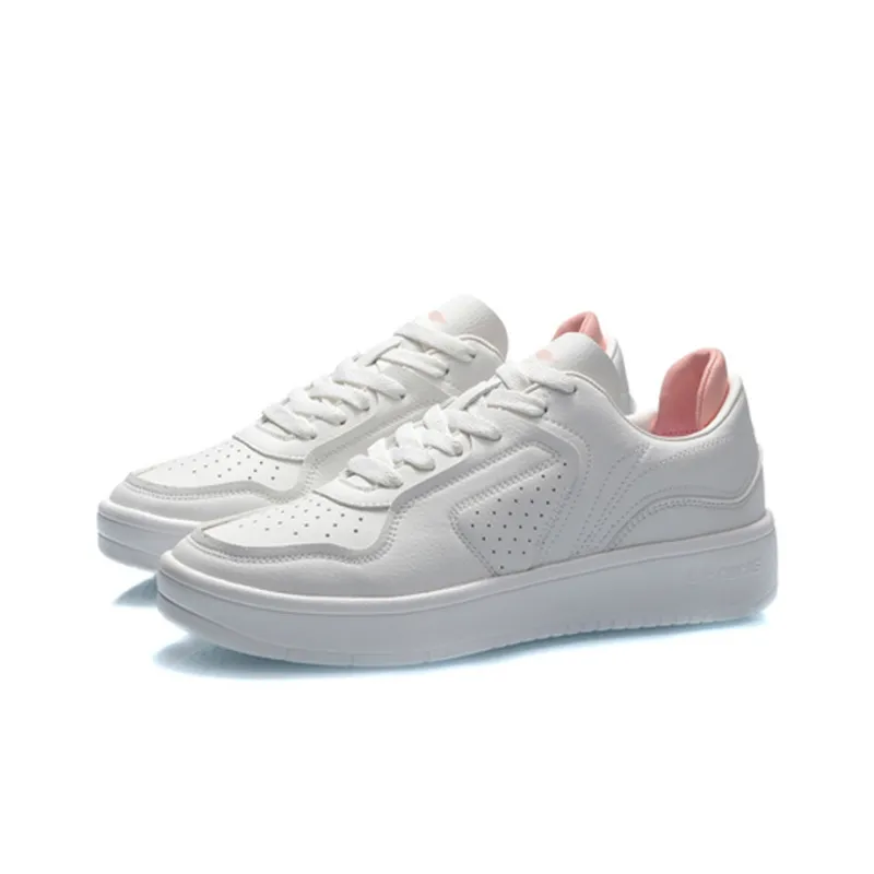 LiNing Street Gamer Low Top Skateboard Shoes Women's Mist White-2