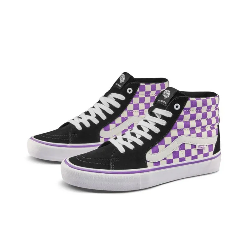 Vans SK8 HI Pro Black Purple-1