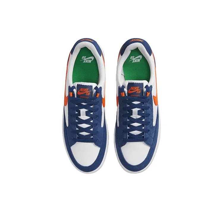 Nike Sb Adversary Premium White Navy Safety Orange-3