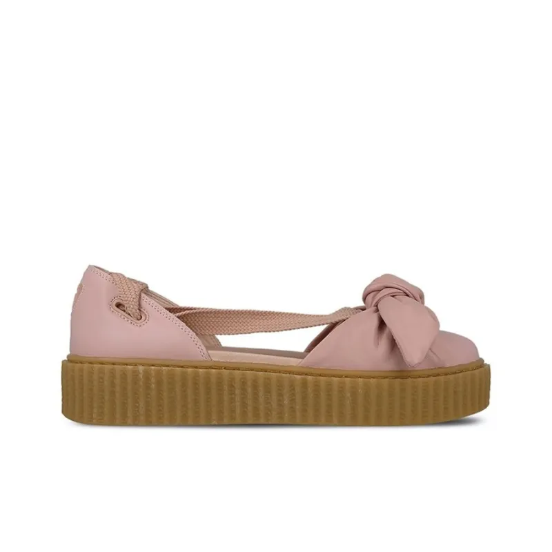 PUMA Bow Creeper Sandal Rihanna Fenty Silver Pink Women's-1