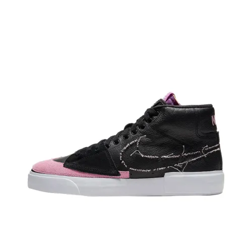 Nike SB Zoom Blazer Mid Edge Black Pink Rise