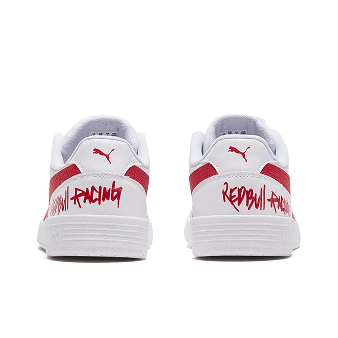 PUMA Rbr Caracal White/Red Casual Low Board Shoes-4
