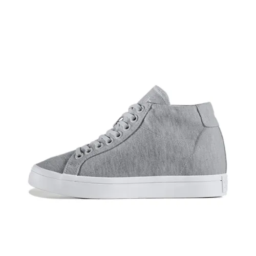 Adidas Originals CourtVantage Heel Skateboard Shoes Women's Mid-Top Gray