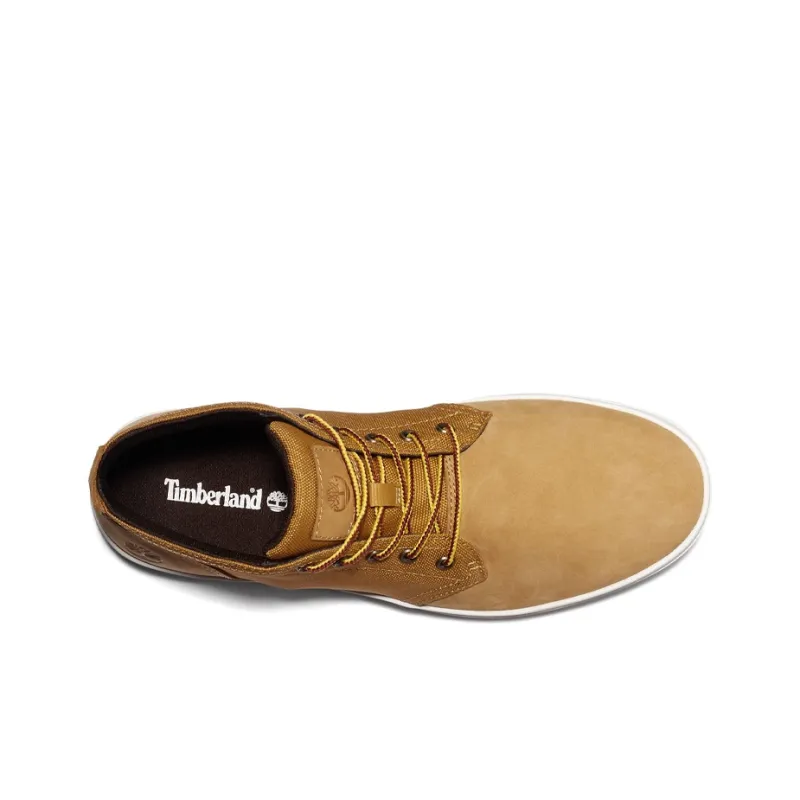 Timberland Davis Square Chukka Leather And Fabric Boots 'Wheat'-2