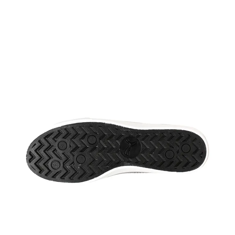 PUMA Rap Mid Knit V2 Idp Lightweight And Wear-resistant Mid-Top Skateboard Shoes Men's Black Brown White-5