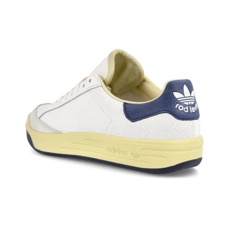 Adidas Originals Rod Laver Cracked White Navy-3