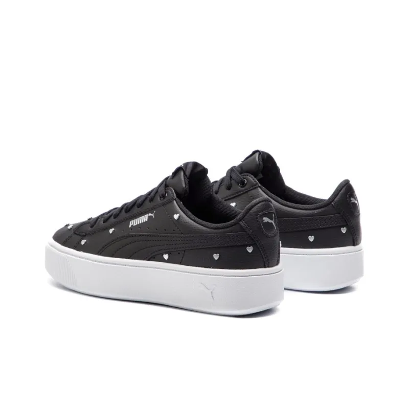 PUMA Vikky Stacked Studs Anti-Slip Wear-Resistant Low-Top Skateboard Shoes Women's Black-3